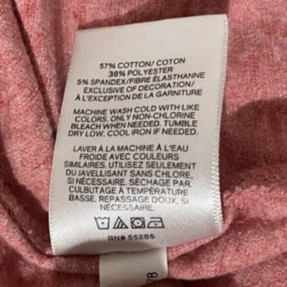 Express Men's Light Red Heathered Stretch T-Shirt - Size Medium - Picture 8 of 11